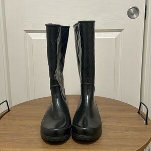 Sperry fleece lined rain boots